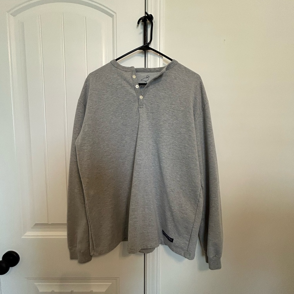 Properly Tied Gray Long Sleeve Men's Shirt Henly